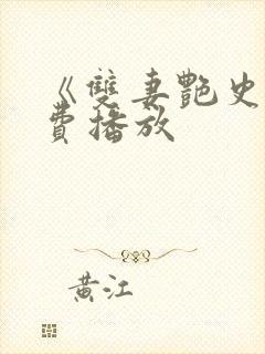 《双妻艳史》免费播放封面