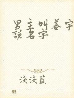 男主叫姜宇的小说名字