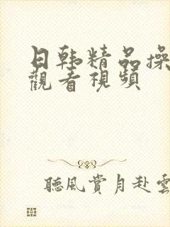 日韩精品操在线观看视频