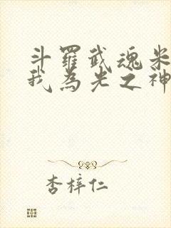 斗罗武魂米瑞斯我为光之神