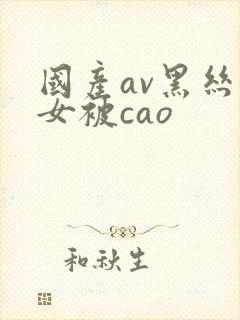 国产av黑丝美女被cao封面