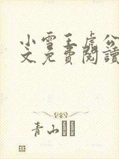 小雪王虎公媳全文免费阅读