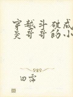 穿越斗破成为萧炎哥哥的小说