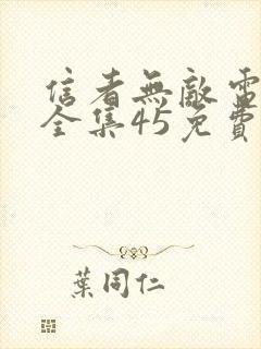 信者无敌电视剧全集45免费观看封面