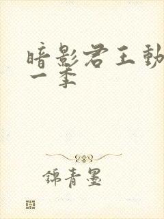 暗影君王动漫第一季