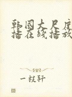 韩国大尺度女主播在线播放