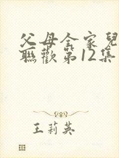 父母全家儿女大联欢第12集封面