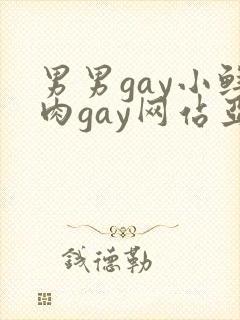 男男gay小鲜肉gay网站亚洲