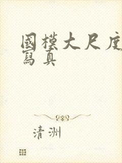 国模大尺度人体写真