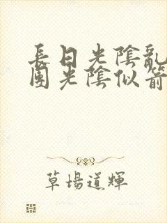 长日光阴乱作一团光阴似箭顾云云