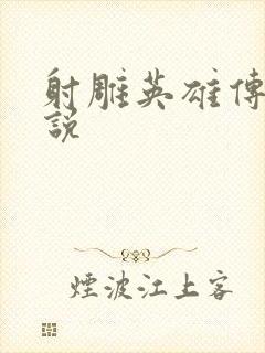 射雕英雄传 小说