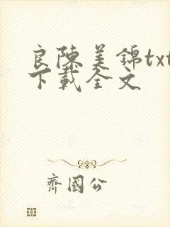 良陈美锦txt下载全文