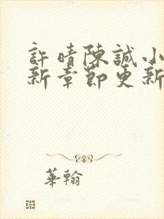 许晴陈诚小说最新章节更新时间