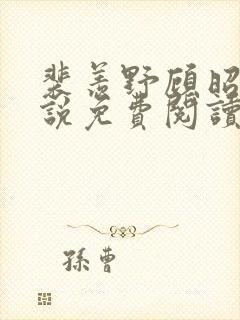 裴羡野顾昭宁小说免费阅读最新章节