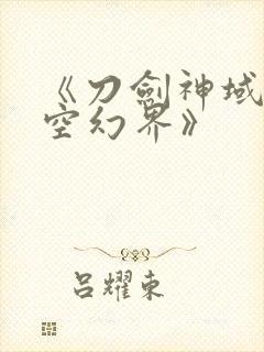 《刀剑神域:虚空幻界》封面