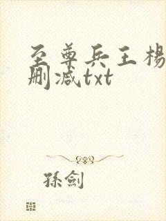 至尊兵王杨浩无删减txt