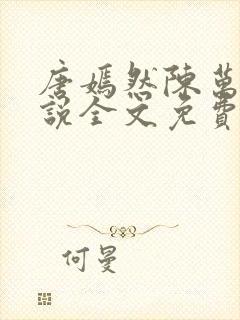 唐嫣然陈万里小说全文免费阅读无弹窗封面