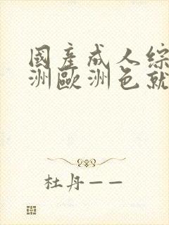 国产成人综合亚洲欧洲色就色封面