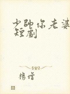 少帅你老婆又跑 短剧