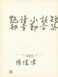 艳情小说短篇全部章节合集免费阅读
