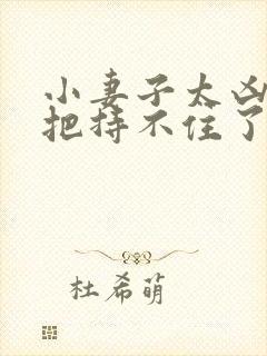 小妻子太凶陆爷把持不住了 小说