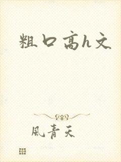 粗口高h文
