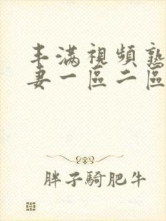 丰满视频熟妇人妻一区二区三区