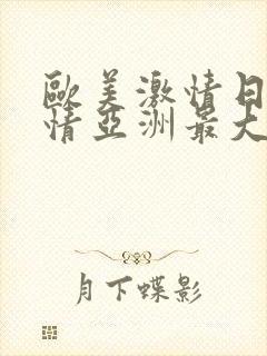 欧美激情日韩激情亚洲最大