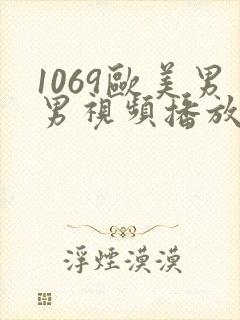 1069欧美男男视频播放
