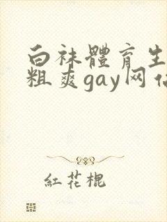 白袜体育生巨大粗爽gay网站