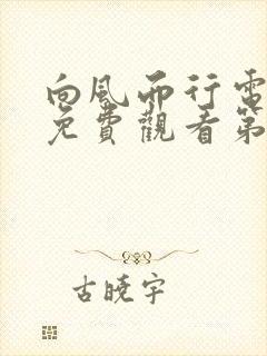 向风而行电视剧免费观看第二十集