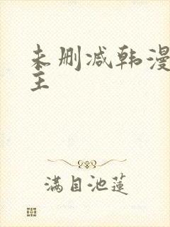 未删减韩漫双男主