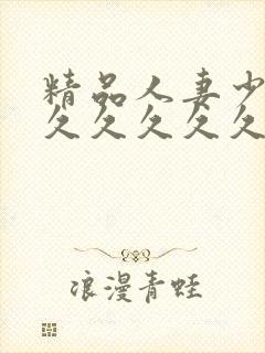 精品人妻少妇久久久久久久