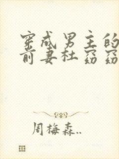 穿成男主的炮灰前妻杜窈窈