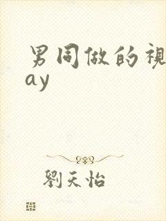 男同做的视频gay