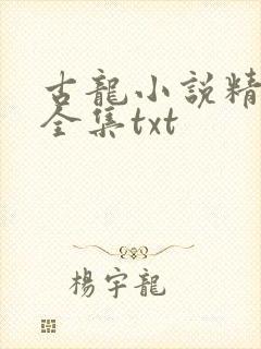 古龙小说精校版全集txt