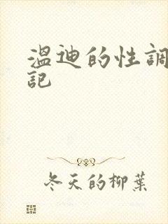 温迪的性调教日记