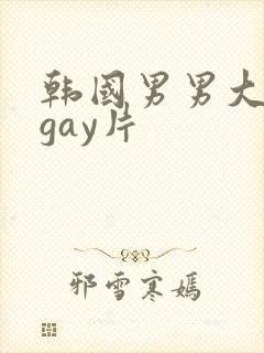 韩国男男大尺度gay片封面