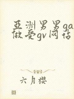 亚洲男男gay做受gv网站