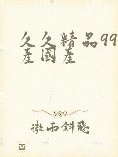 久久精品99国产国产
