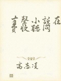 有声小说在线免费收听网