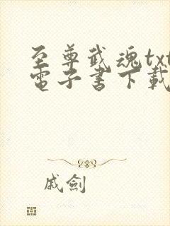 至尊武魂txt电子书下载