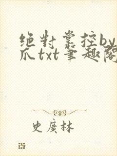 绝对掌控by麻爪txt笔趣阁