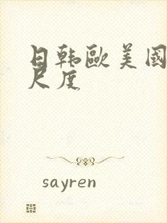 日韩欧美国产大尺度