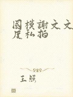 国模谢文文大尺度私拍