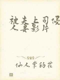 被夫上司侵犯的人妻影片