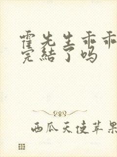 霍先生乖乖宠我完结了吗封面