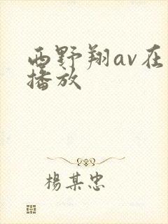 西野翔av在线播放封面