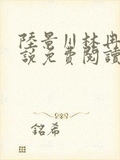 陆景川林冉冉小说免费阅读最新章节