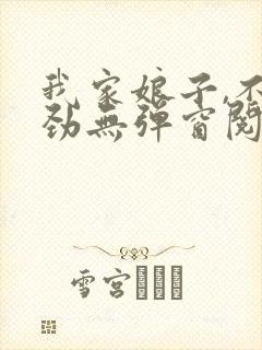 我家娘子,不对劲无弹窗阅读封面